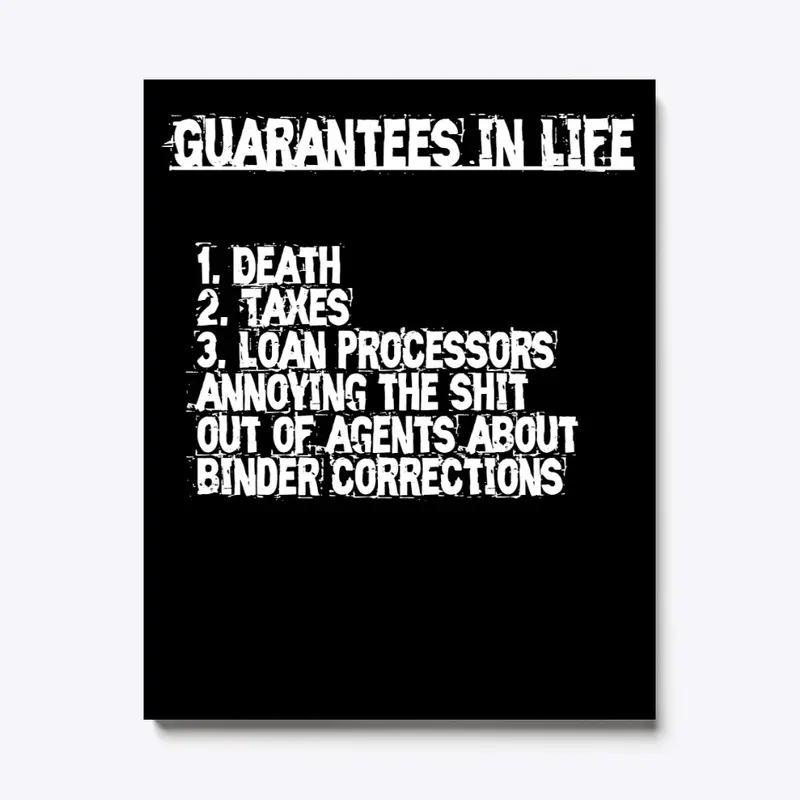 Guarantees in Life