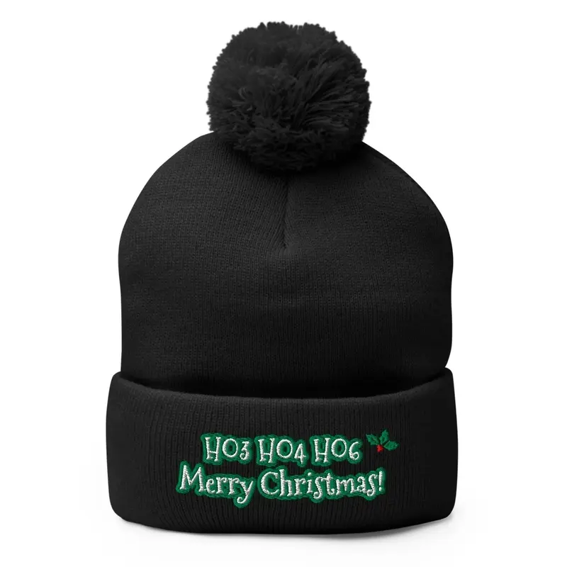 HO HO HO Merry Christmas Beanie